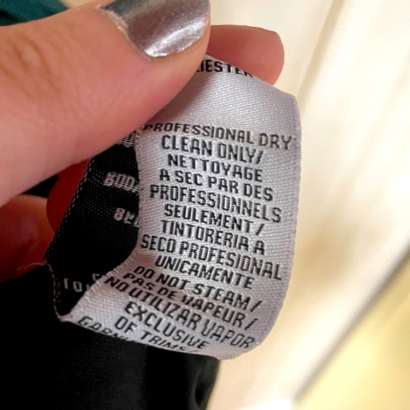 JS Collections Emerald Green Sheer Sleeve Textured Swirl Dress Sz 14 Bodycon - Picture 4 of 7